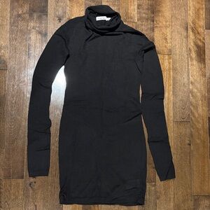 Calvin Klein Long Sleeve Turtleneck Wool Dress Size Small - New Without Tags